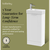 Retro Floor Standing  Bathroom Cloakroom Vanity Basin Unit - Multiple Colours