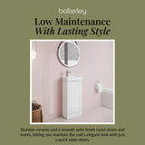 Retro Floor Standing  Bathroom Cloakroom Vanity Basin Unit - Multiple Colours