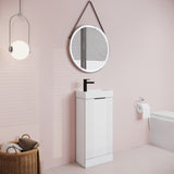 Retro Floor Standing  Bathroom Cloakroom Vanity Basin Unit - Multiple Colours