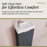 Retro Floor Standing  Bathroom Cloakroom Vanity Basin Unit - Multiple Colours