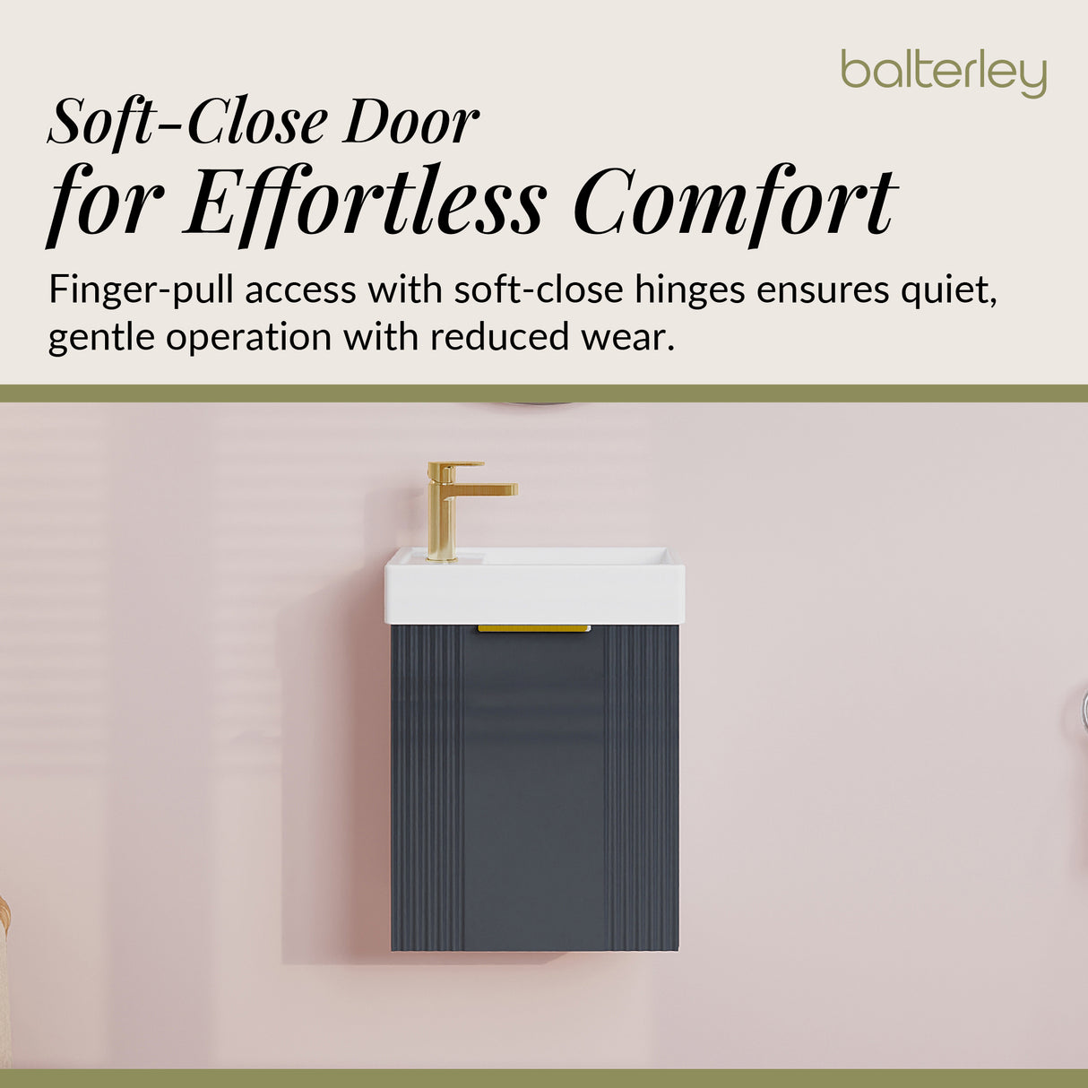 Retro Wall Hung Bathroom Cloakroom Vanity Basin Unit - Multiple Colours