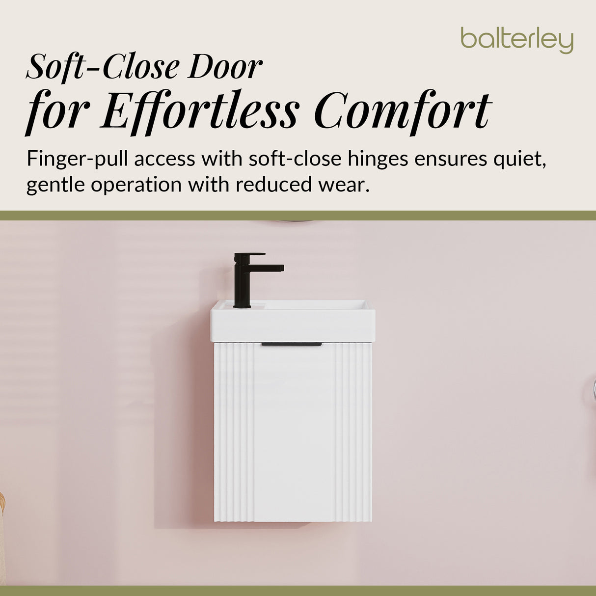 Retro Wall Hung Bathroom Cloakroom Vanity Basin Unit - Multiple Colours