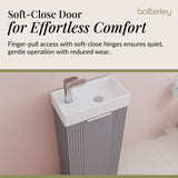 Retro Floor Standing  Bathroom Cloakroom Vanity Basin Unit - Multiple Colours