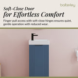 Retro Floor Standing  Bathroom Cloakroom Vanity Basin Unit - Multiple Colours