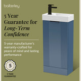 Retro Floor Standing  Bathroom Cloakroom Vanity Basin Unit - Multiple Colours