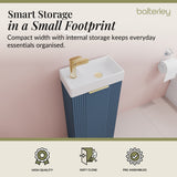 Retro Floor Standing  Bathroom Cloakroom Vanity Basin Unit - Multiple Colours