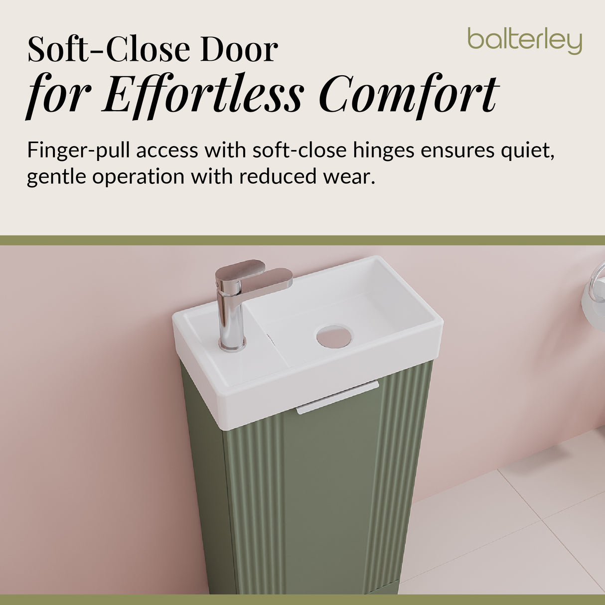 Retro Floor Standing  Bathroom Cloakroom Vanity Basin Unit - Multiple Colours