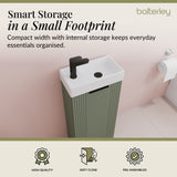 Retro Floor Standing  Bathroom Cloakroom Vanity Basin Unit - Multiple Colours