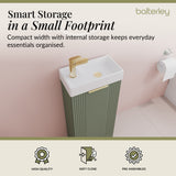 Retro Floor Standing  Bathroom Cloakroom Vanity Basin Unit - Multiple Colours