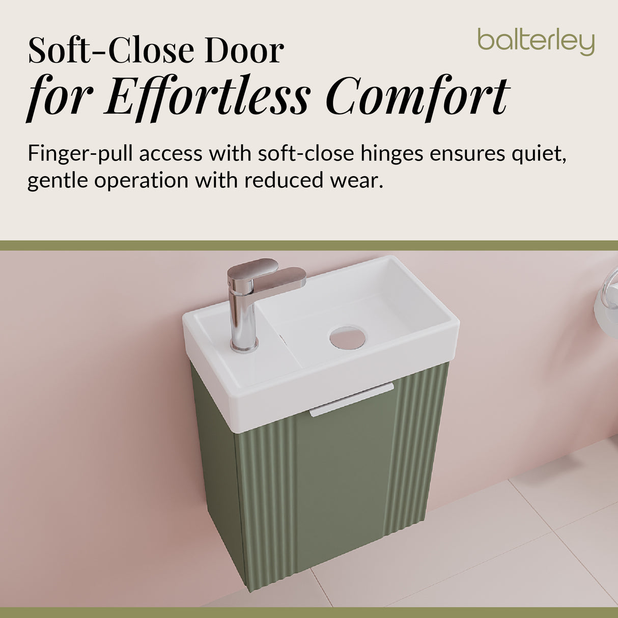 Retro Wall Hung Bathroom Cloakroom Vanity Basin Unit - Multiple Colours