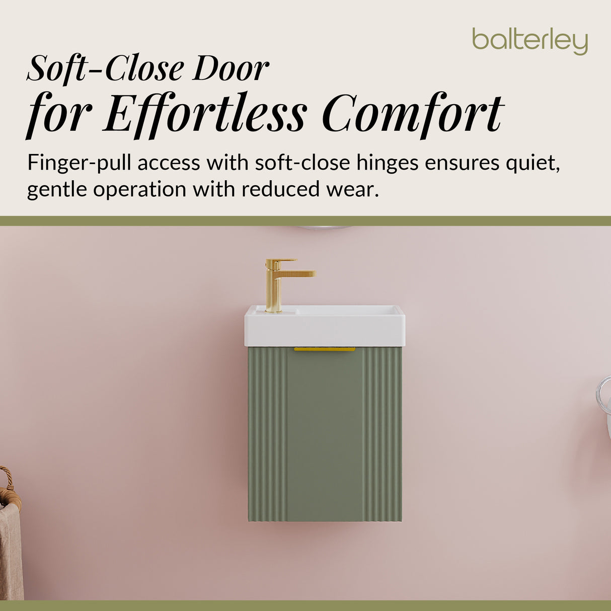 Retro Wall Hung Bathroom Cloakroom Vanity Basin Unit - Multiple Colours