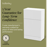 Fluted Front Floor Standing WC Unit, 500mm, Choice of Colour