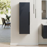 Fluted Tall Bathroom Unit, 400mm, Multiple Colours and Handle Options