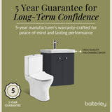 Curve Cloakroom Set - Wall Hung Vanity Basin Unit, Toilet and Mono Basin Mixer Tap