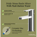 Curve Cloakroom Set - Wall Hung Vanity Basin Unit, Toilet and Mono Basin Mixer Tap