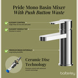 Curve Cloakroom Set - Wall Hung Vanity Basin Unit, Toilet and Mono Basin Mixer Tap