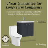 Curve Cloakroom Set - Wall Hung Vanity Basin Unit, Toilet and Mono Basin Mixer Tap