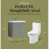 Curve Cloakroom Set - Wall Hung Vanity Basin Unit, Toilet and Mono Basin Mixer Tap