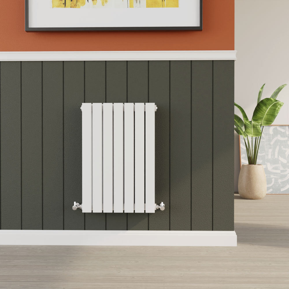 Contemporary Square Horizontal Double Panel Radiator - Choice of Size and Colour