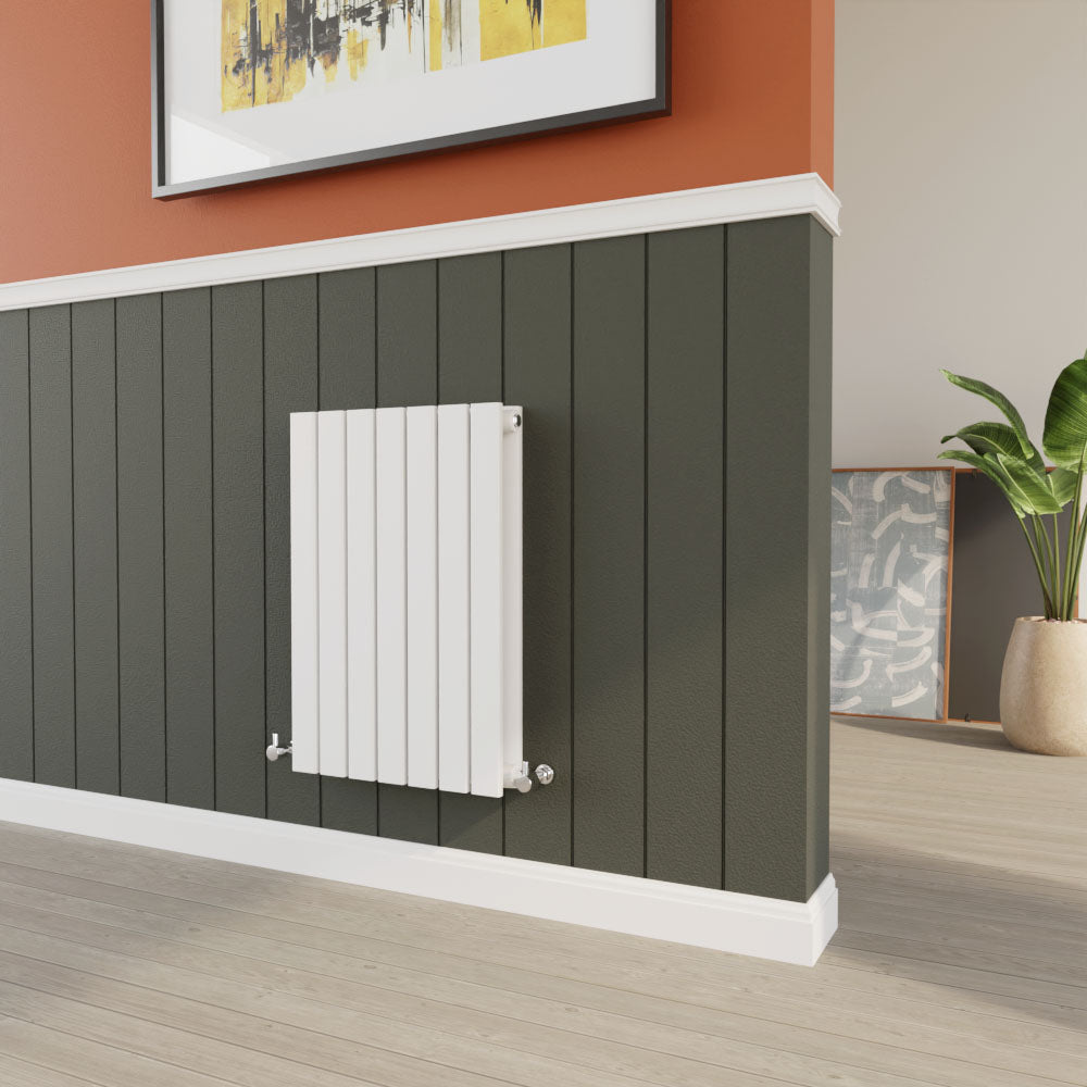 Contemporary Square Horizontal Double Panel Radiator - Choice of Size and Colour