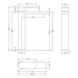 Round High Rise Mono Basin Mixer Tap - Choice of Finish