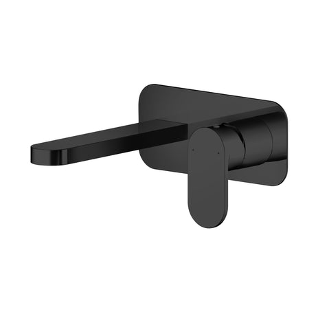 Round Wall Mount 2 Tap Hole Basin Mixer Tap & Back Plate - Choice of Finish