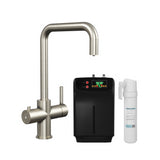 3 in 1 Boiling Water Tap Kit - Instant Hot Water Tap with Dual Lever Handles,Tank and Filter in a range of finishes