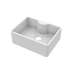 Single Bowl Fireclay Ceramic Butler Kitchen Sink - Variety of Sizes and Features Available