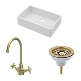 Single Bowl Butler Kitchen Sink - Choice of Tap and Waste - 795mm