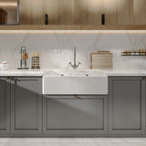 Double Bowl Butler Sink with Overflow - Choice of Tap and Waste - 795mm