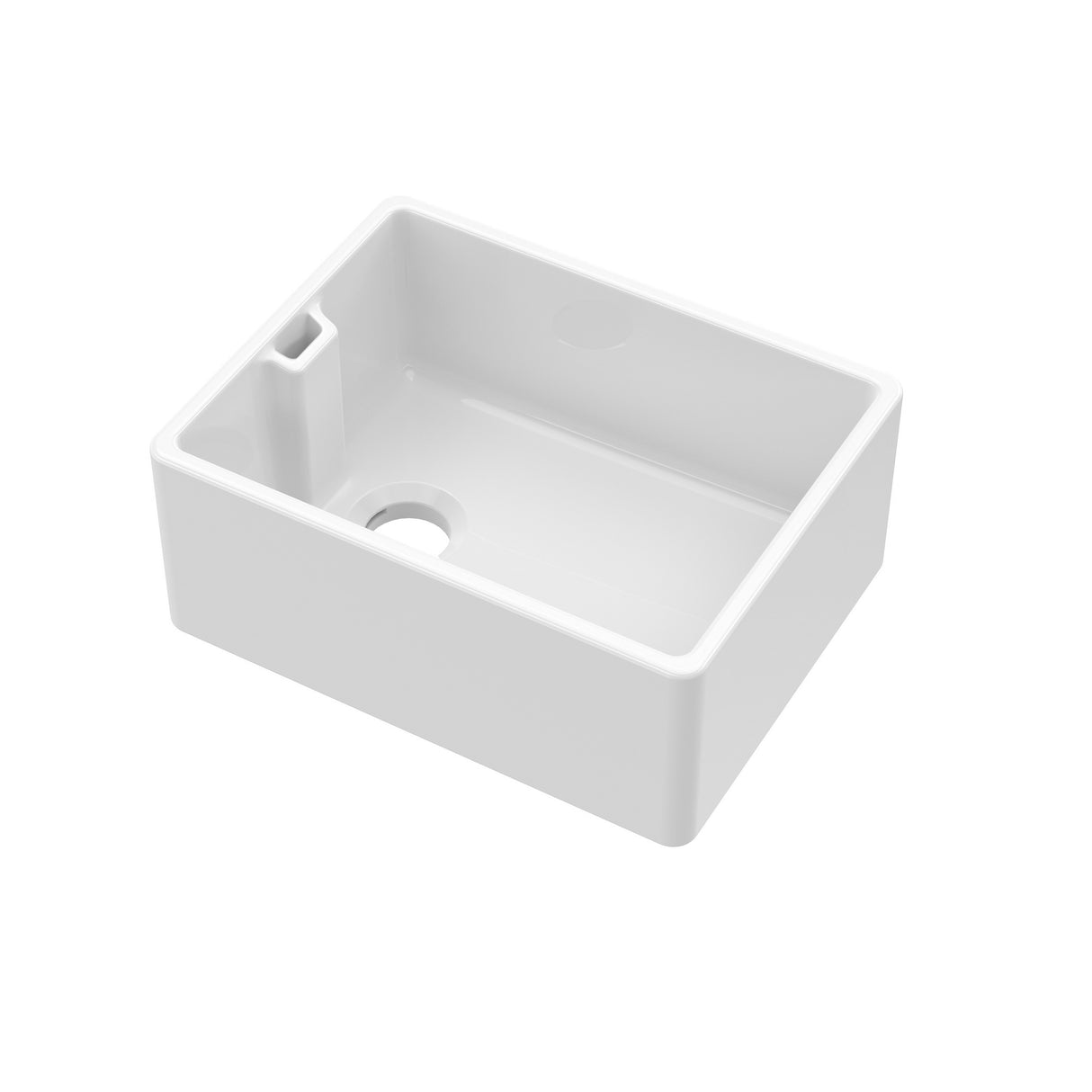 Single Bowl Fireclay Ceramic Belfast Kitchen Sink with Overflow