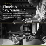 Single Bowl Fireclay Belfast Sink Bundle with Basket Strainer Waste & Mono Kitchen Sink Mixer Tap - 595mm