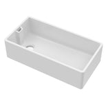 Single Bowl Fireclay Ceramic Belfast Kitchen Sink with Overflow