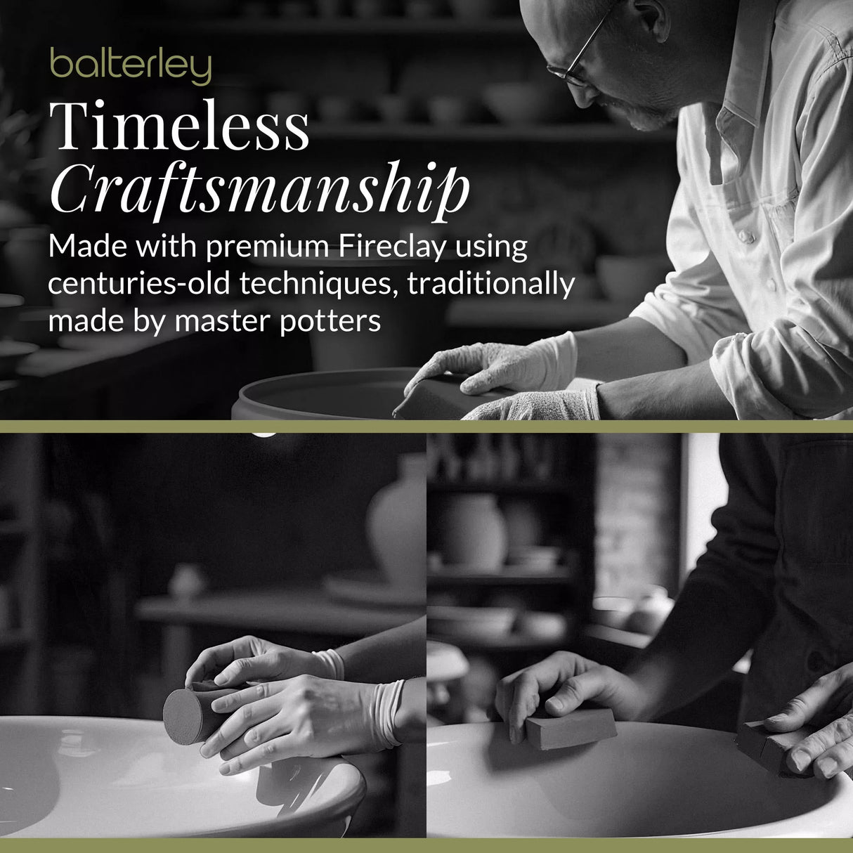 101cm Inset Counter Top Fireclay Ceramic Kitchen Sink - Multiple Options Available