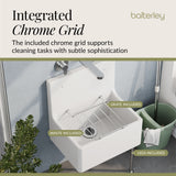 Single Bowl  Fireclay Ceramic Cleaner Sink w.Grid - Multiple Sizes and Accessories