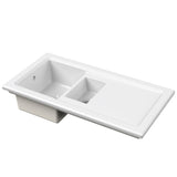 101cm Inset Counter Top Fireclay Ceramic Kitchen Sink - Multiple Options Available