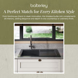 101cm Inset Counter Top Fireclay Ceramic Kitchen Sink - Multiple Options Available
