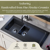 101cm Inset Counter Top Fireclay Ceramic Kitchen Sink - Multiple Options Available