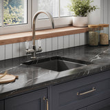 Fireclay Single Bowl Undermount Kitchen Sink with Overflow - 457mm - Multiple Colours
