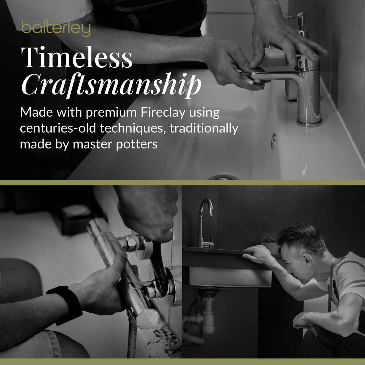 Single Bowl Fireclay Ceramic Rectangular Undermount Kitchen Sink with Overflow - 763mm