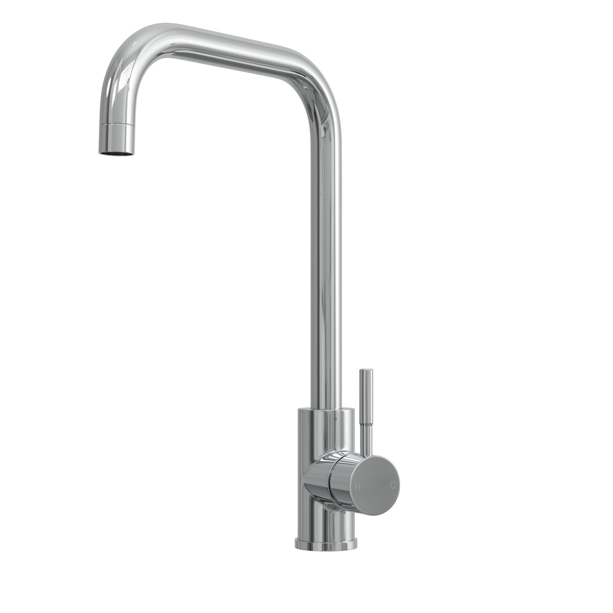 Modern Square Kitchen Sink Mixer Tap Single Lever, Top Fix Installation – 352 x 90 x 245 mm, Choice of Colour