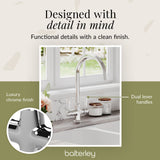 Traditional Mono Mixer Kitchen Tap - Multiple Handle and Finish Options Available