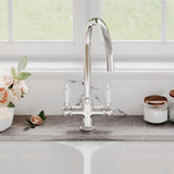 Traditional Mono Mixer Kitchen Tap - Multiple Handle and Finish Options Available