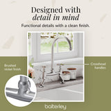 Traditional Bridge Mixer Kitchen Tap - With Multiple Finishes and Handle Options Available