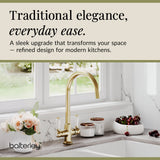 Traditional Mono Mixer Kitchen Tap - Multiple Handle and Finish Options Available