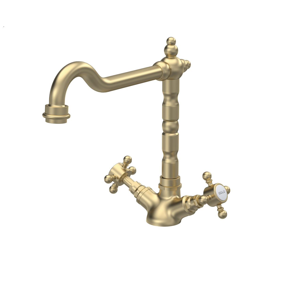 Traditional French Classic Mono Sink Mixer Tap - Available in Multiple Finishes