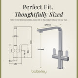 Chara Kitchen Mono Mixer Tap - Multiple Lever and Finishes Available
