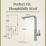 Chara Kitchen Mono Mixer Tap - Multiple Lever and Finishes Available