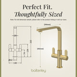 Chara Kitchen Mono Mixer Tap - Multiple Lever and Finishes Available