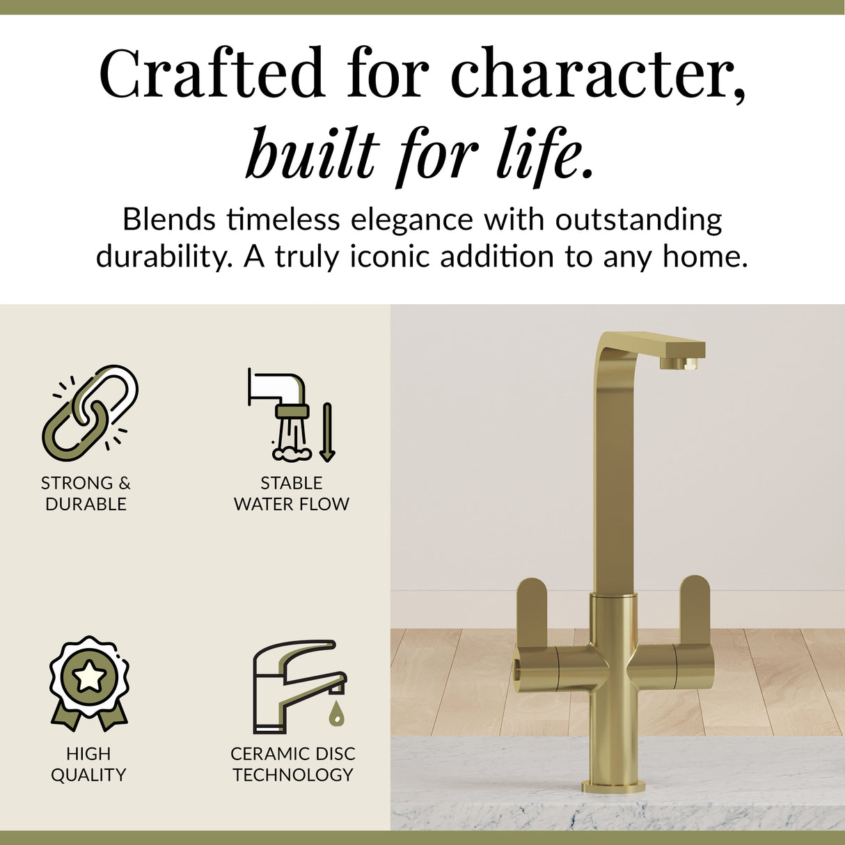 Chara Kitchen Mono Mixer Tap - Multiple Lever and Finishes Available